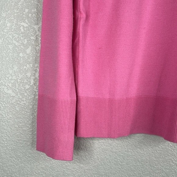 Free Assembly Pink Super Soft Classic Preppy Turtleneck Knit Sweater Size XS - Picture 3 of 6